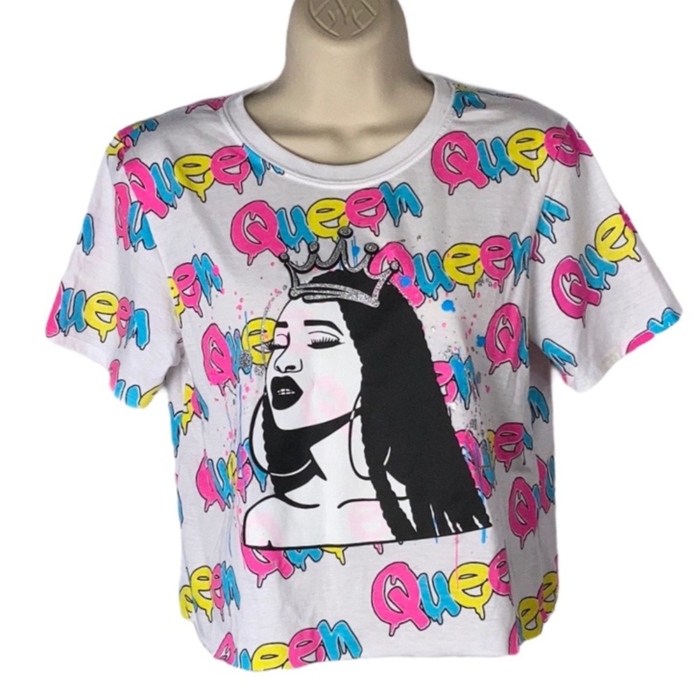 Take That by Bailey Apparel Queen Graphic Crop Top
